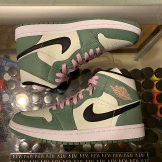 2021 Nike Air Jordan I Mid Dutch Green Women