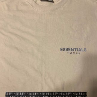 2020 Fear Of God FOG Essentials Short Sleeve Tee Cream