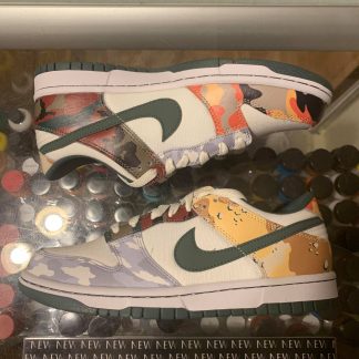 2021 Nike Dunk Low Sail Multicolor Youth