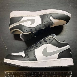 2021 Nike Air Jordan I Low Black White Grey Youth