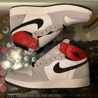 2020 Nike Air Jordan I High Light Smoke Grey Youth