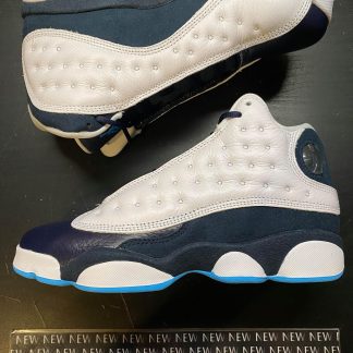 2021 Nike Air Jordan XIII White Obsidian Powder Blue Youth