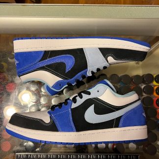 2021 Nike Air Jordan I Low Racer Black Blue White Men