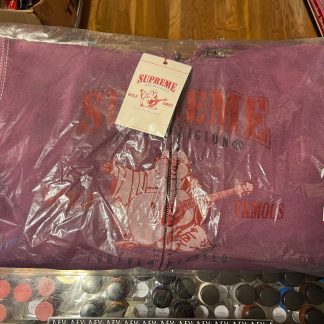 2021 Sup True Religion Zip Up Hooded Sweatshirt Purple