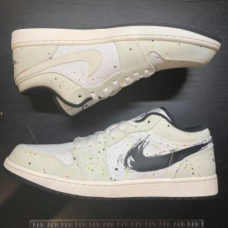 2021 Nike Air Jordan I Low Brushstroke Men