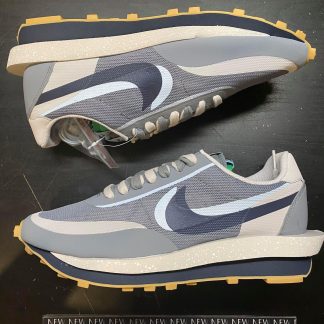 2021 Nike LD Waffle Sacai CLOT Kiss Of Death 2 Cool Grey Men