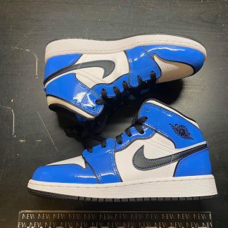 2021 Nike Air Jordan I Mid Signal Blue Youth
