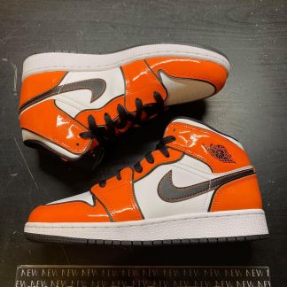 2021 Nike Air Jordan I Mid Turf Orange Youth