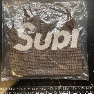 2021 Sup Big Logo Beanie Brown Static