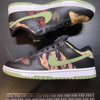 2021 Nike Dunk Low Black Crazy Camo Men