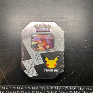 2021 Pokemon TCG 25th Anniversary Celebrations Tin Lances Charizard V