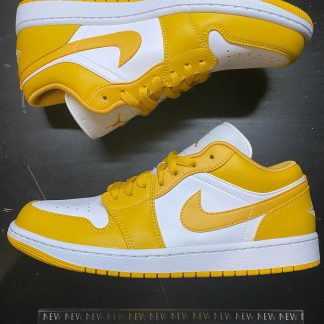 2021 Nike Air Jordan I Low White Pollen Men