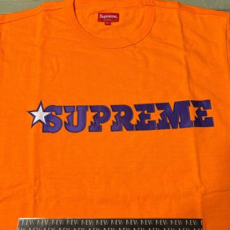 2020 Sup Star Logo Short Sleeve Tee Orange