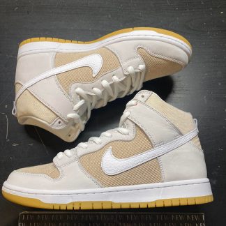 2021 Nike SB Dunk High Pro ISO Orange Label Unbleached Natural