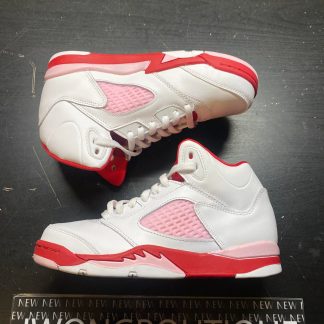 2020 Nike Air Jordan V Retro White Pink Red Preschool