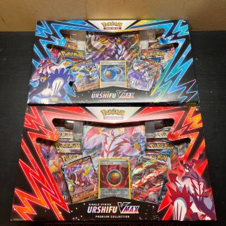 2021 Pokemon TCG Sword & Shield Single Strike Rapid Strike Urshifu VMAX Premium Collection Box 2x