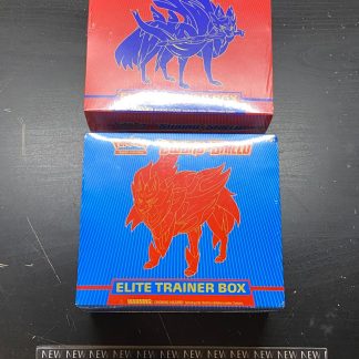 2021 Pokemon TCG Sword & Shield Zacian Zamazenta Elite Trainer Box 2x Bundle