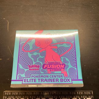 2021 Pokemon Center TCG Sword & Shield Fusion Strike Elite Trainer Box Teal
