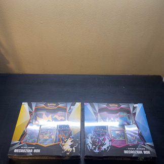 2021 Pokemon Dusk Mane Necrozma Dawn Wings Necrozma Box Bundle