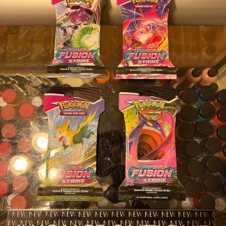 2021 Pokemon Sword & Shield Fusion Strike Booster 4x Booster Packs
