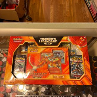 2017 Pokemon TCG Ho-Oh Trainers Legendary Battle Deck Box Damaged