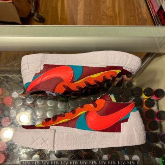 2021 Nike Blazer Low Sacai Kaws Red Men