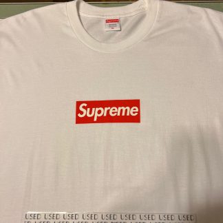 2020 Sup Box Logo Long Sleeve Tee White