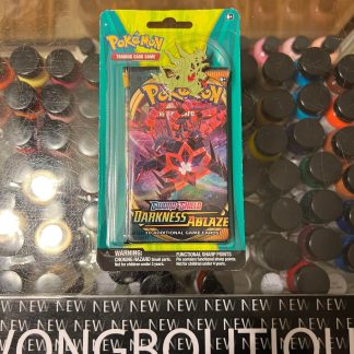 2016 Pokemon TCG Swords & Shield Darkness Ablaze Coin & Single Booster Pack