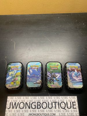 2021 Pokemon Shining Fates Empty Tins Celebi Rillaboom Inteleon Manaphy Zarude & Kyogre