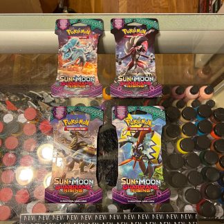 2017 Pokemon TCG Sun & Moon Guardian Rising 4 Pack Bundle