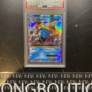 2016 Pokemon XY M Blastoise EX Evolutions PSA 10 #22