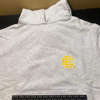 2020 Eric Emanuel EE Basic Hoodie Heather Grey Yellow