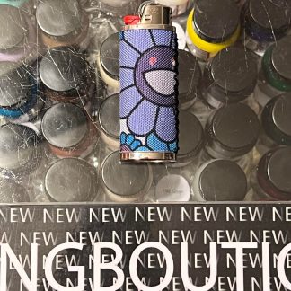 2021 Smile Flower Lighter Case Holder Purple