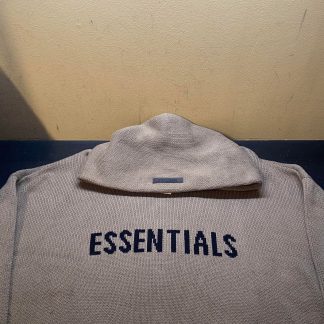 2021 Fear Of God FOG Essentials Knit Pullover Hoodie Harvest