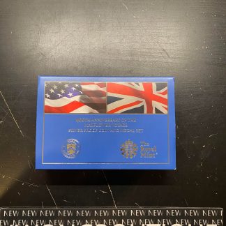 2020 United States Mint The Royal Mint 400th Anniversary Of The Mayflower Voyage Silver Proof Coin And Medal Set 1620-2020