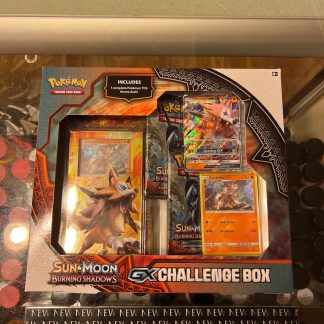 2019 Pokemon Sun & Moon Burning Shadows GX Challenge Box Lycanroc