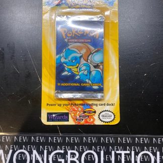 1999 Pokemon Blastoise Blister Booster Pack Heavy Base Set