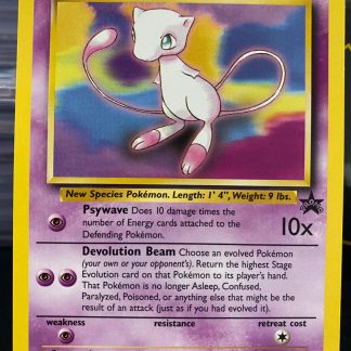 1999 Pokemon Mew Black Star Promo League #8 Non Holo Lightly Played