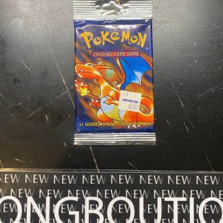1999 Pokemon Charizard Light Long Stem Booster Pack Base Set