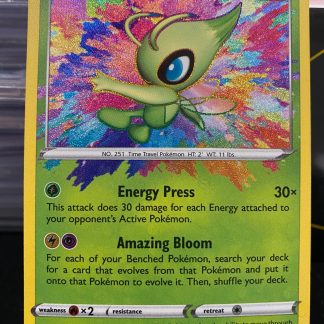 2020 Pokemon Celebi Vivid Voltage 9 Of 185 Holo Near Mint