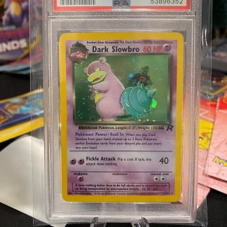 2000 Pokemon Rocket Dark Slowbro Holo PSA 8 #12