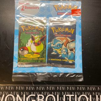 2002 Pokemon Blastoise & Flareon 2 Pack Booster