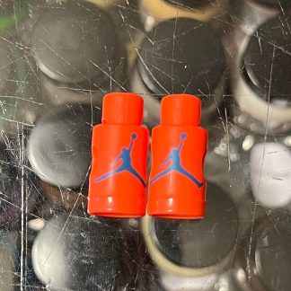 Nike Air Jordan VI Lace Locks Hot Orange Base Blue Flight Blue Jumpman