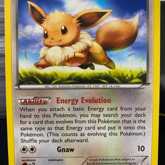 2014 Pokemon XY Furious Fists Eevee 80 Of 111 Lightly Played