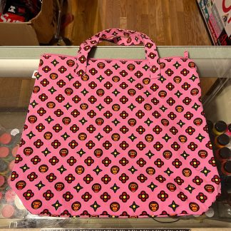 2017 A Bathing Ape Baby Milo Monogram Pink Tote Bag