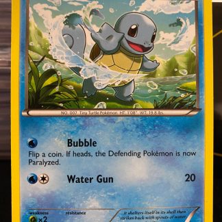 2013 Pokemon Plasma Blast Squirtle Non Holo Moderately Played