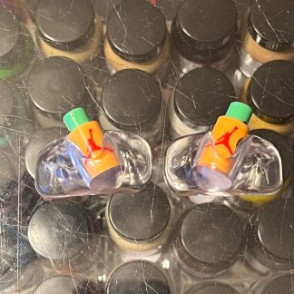 Nike Air Jordan V Lace Locks Light Orange Base Red Jumpman Green Top Hare VII