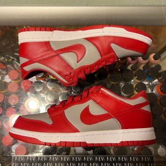 2021 Nike Dunk Low Retro Medium Grey Varsity Red UNLV Youth