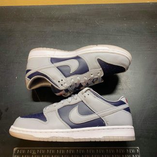 2021 Nike Dunk Low College Navy Grey Women
