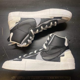2019 Nike Blazer Mid Sacai Black Grey